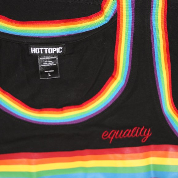 Equality Rainbow Tank size Large - Picture 2 of 2